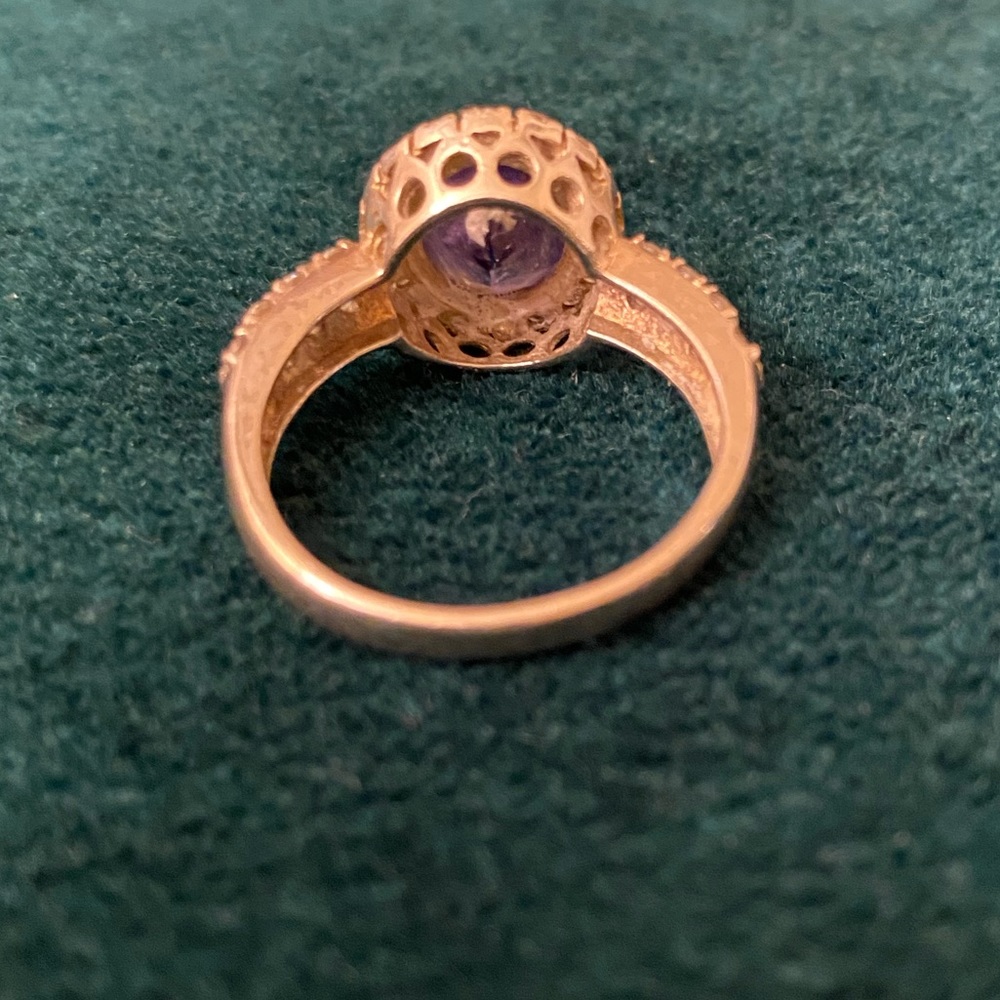 QVC Diamonique Sterling Silver Ring - Picture 14 of 16